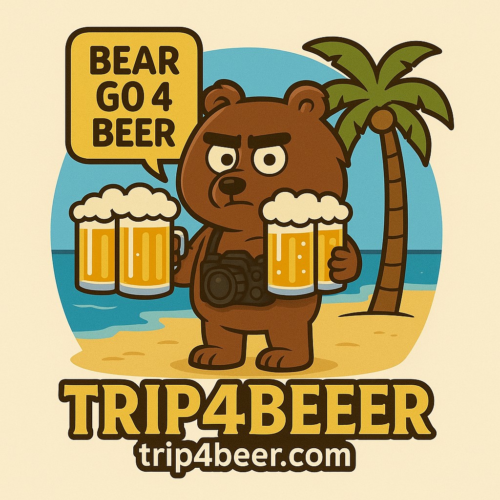 Trip4Beer mascot bear with beers